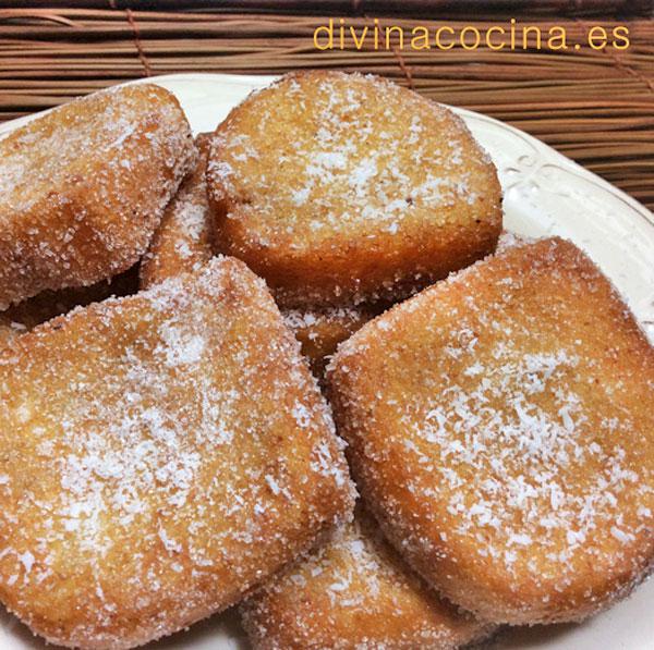 Torrijas de leche de coco