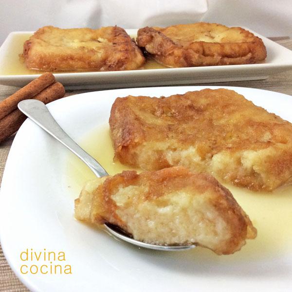 torrijas de leche y canela