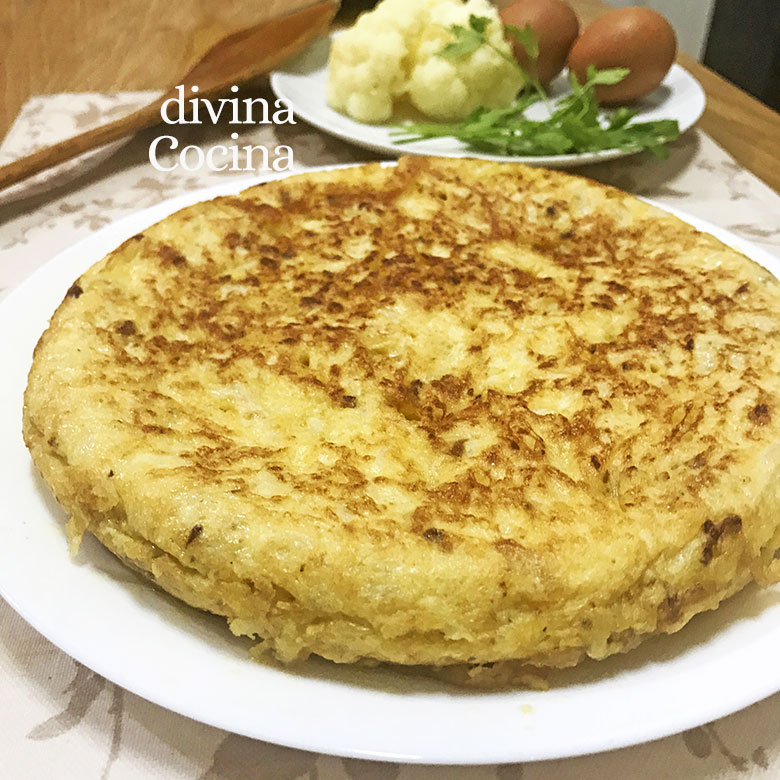 tortilla de coliflor