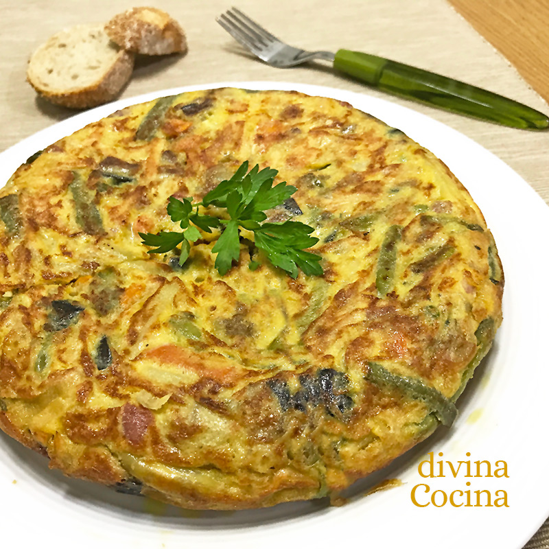 tortilla de verduras y patatas chips 3