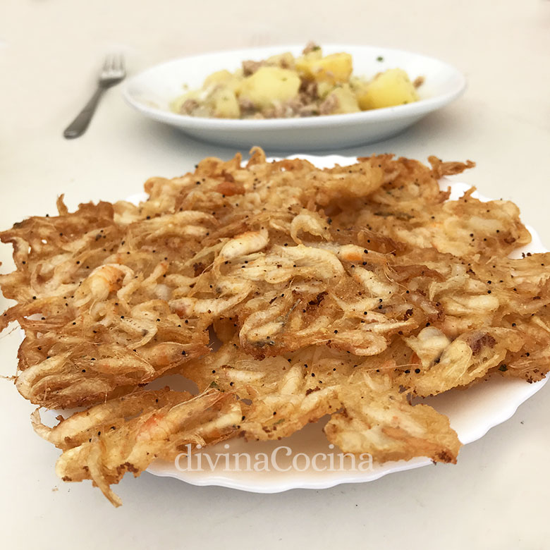 tortillitas de camarones