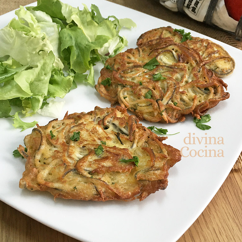 tortillitas de gulas al ajillo