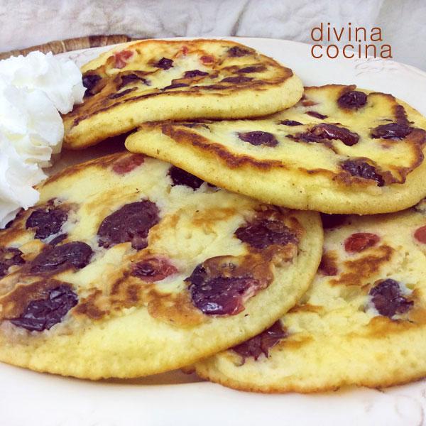 tortitas de frutos rojos