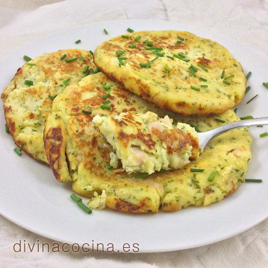 Tortitas de puré de patatas