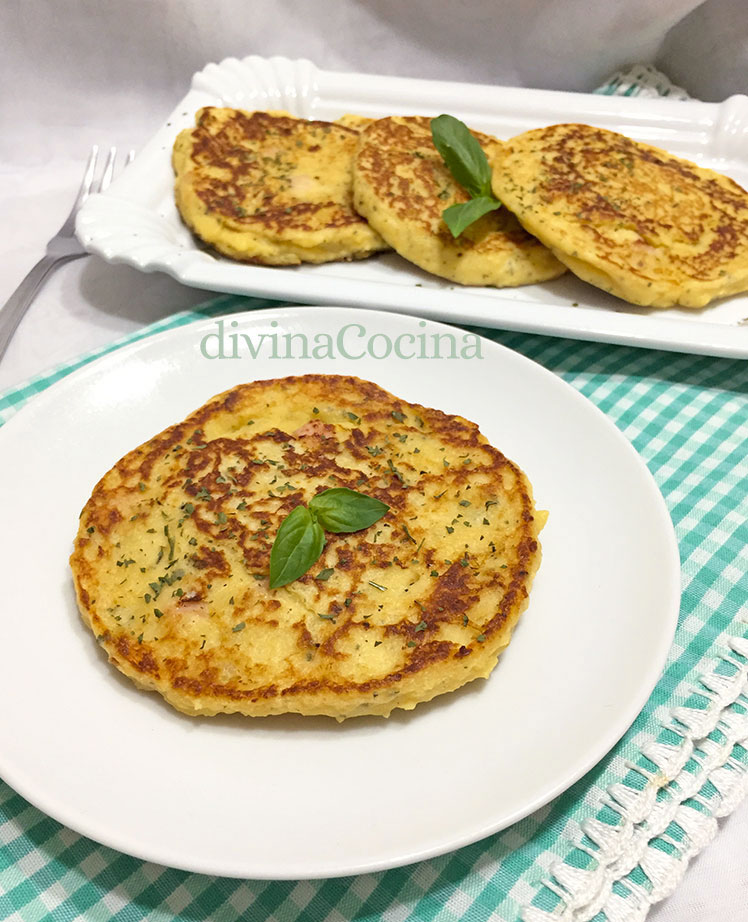 tortitas de pure de patatas