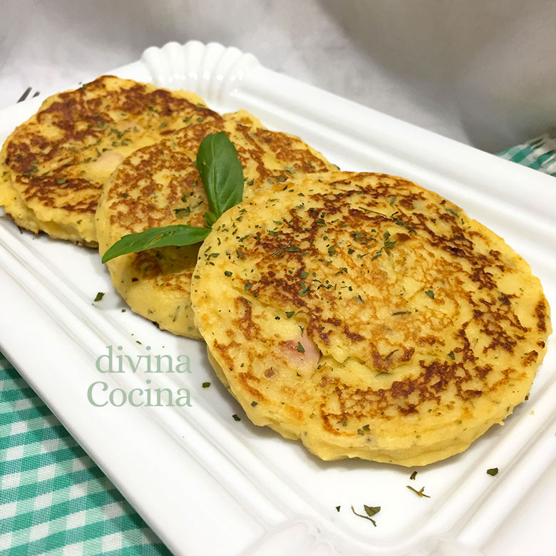 tortitas de pure de patatas