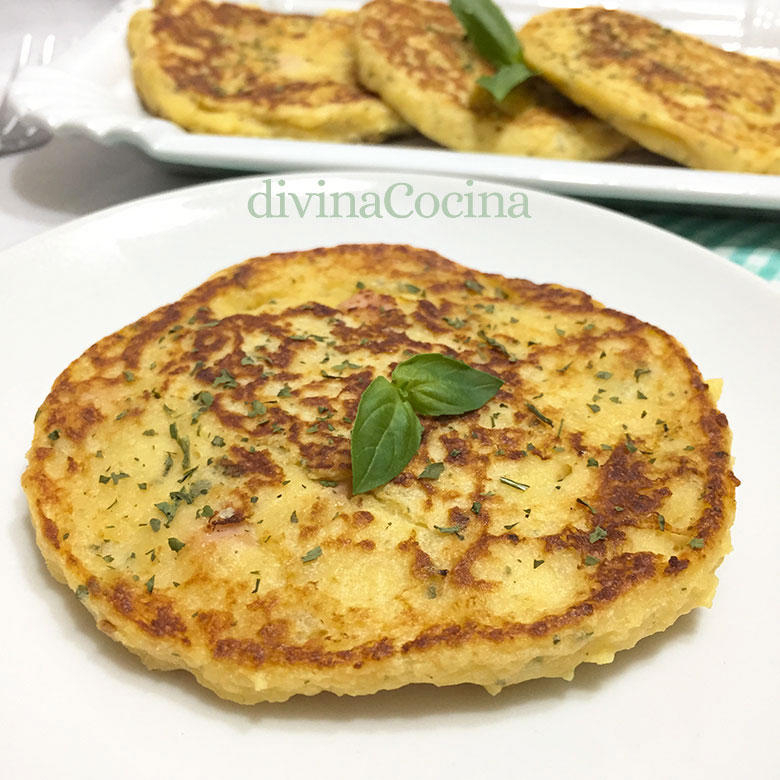 tortitas de pure de patatas