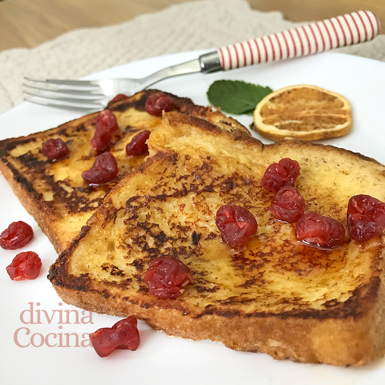 Tostadas Francesas -- Receta de DIVINA COCINA