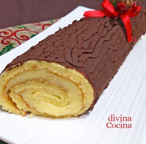 receta de tronco de navidad