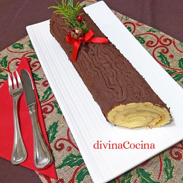 receta de tronco de navidad