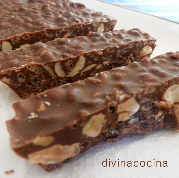 receta de turron de chocolate