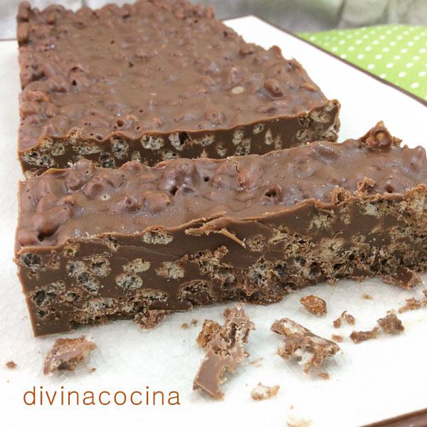 receta de turron de chocolate