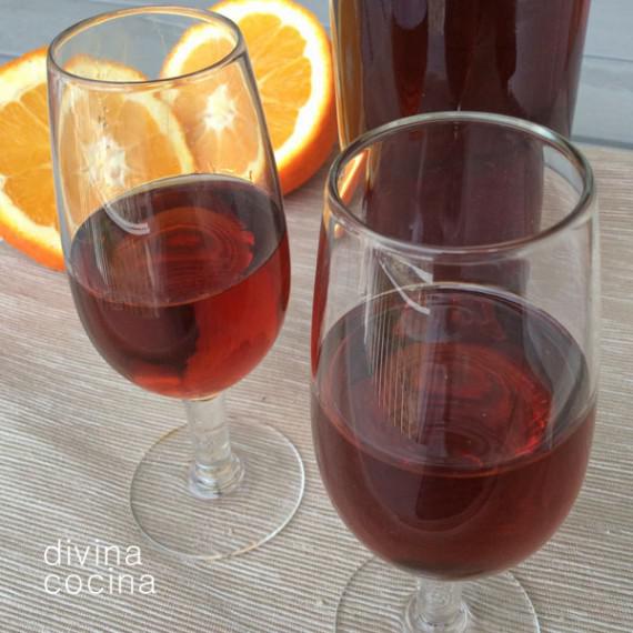 vino de naranja casero