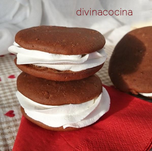 Whoopies (pastelillo americano) - Receta de DIVINA COCINA