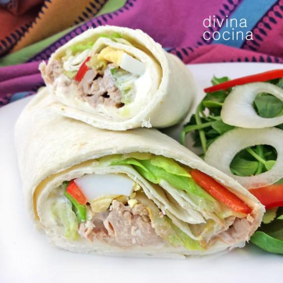 wrap vegetal